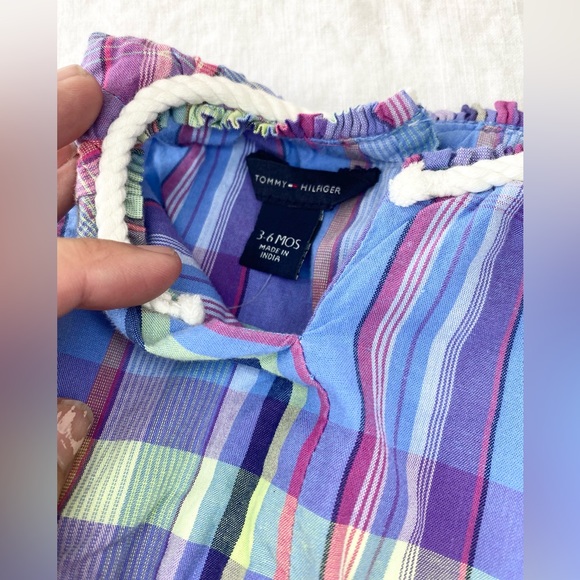 NWOT Tommy Hilfiger Infant Girls Plaid Dress - Picture 7 of 13